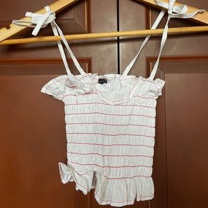 Zaful striped cropped top